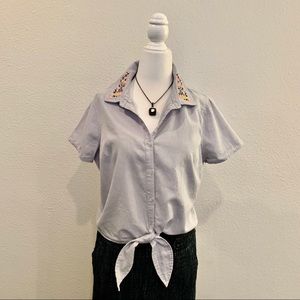 Riverdale Chambray Top